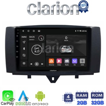 CLARION GL31587 Οθόνη OEM Multimedia Αυτοκινήτου για SMART ForTwo 2011> 2015 (CarPlay/AndroidAuto/BT/GPS/WIFI/GPRS)