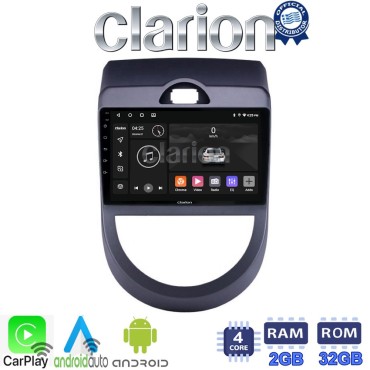 CLARION GL31693 Οθόνη OEM Multimedia Αυτοκινήτου για Kia Soul 2009 > 2013 (CarPlay/AndroidAuto/BT/GPS/WIFI/GPRS)