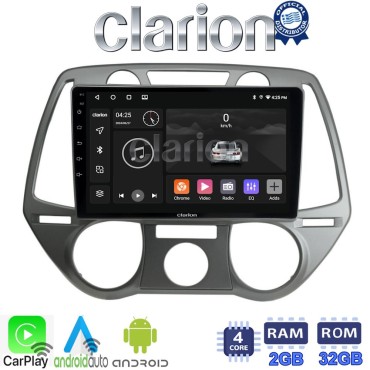 CLARION GL31838 Οθόνη OEM Multimedia Αυτοκινήτου για Hyundai i20 2008 > 2014 (CarPlay/AndroidAuto/BT/GPS/WIFI/GPRS)