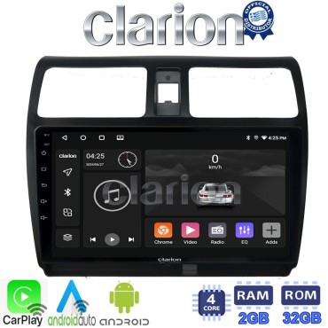 CLARION GL31978 Οθόνη OEM Multimedia Αυτοκινήτου για SUZUKI SWIFT 2005 > 2010 (CarPlay/AndroidAuto/BT/GPS/WIFI/GPRS)