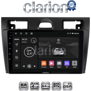 CLARION GL32140B Οθόνη OEM Multimedia Αυτοκινήτου για Ford Fiesta 2006 -> 2008 (CarPlay/AndroidAuto/BT/GPS/WIFI/GPRS)