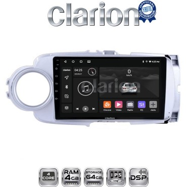 CLARION GL32254 Οθόνη OEM Multimedia Αυτοκινήτου για Toyota Yaris 2012 > 2015 Αν το αυτοκίνητο είναι υβριδικό, παρακαλώ ενημερώστε μας πριν την παραγγελία σας. (CarPlay/AndroidAuto/BT/GPS/WIFI/GPRS)