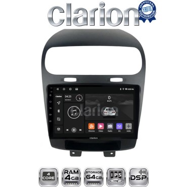 CLARION GL32261 Οθόνη OEM Multimedia Αυτοκινήτου για Fiat Freemont 2008> (CarPlay/AndroidAuto/BT/GPS/WIFI/GPRS)