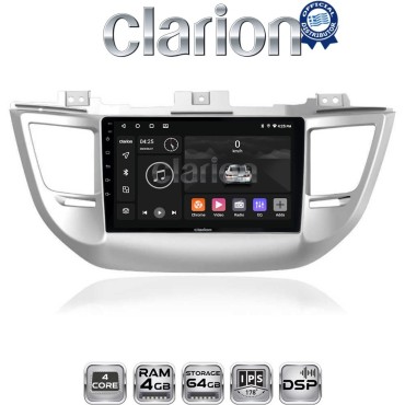CLARION GL32361 Οθόνη OEM Multimedia Αυτοκινήτου για Hyundai Tucson 2015 < 2019 (CarPlay/AndroidAuto/BT/GPS/WIFI/GPRS)