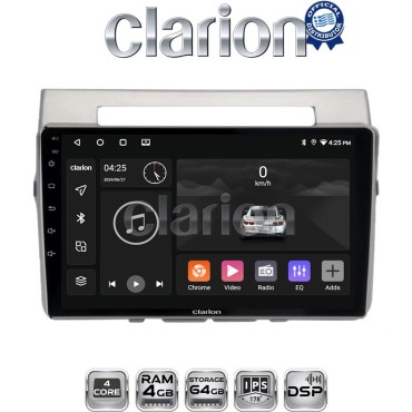 CLARION GL32417 Οθόνη OEM Multimedia Αυτοκινήτου για Toyota Corolla Verso 2004 > 2009 (CarPlay/AndroidAuto/BT/GPS/WIFI/GPRS)
