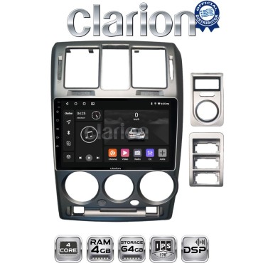 CLARION GL32719 Οθόνη OEM Multimedia Αυτοκινήτου για Hyundai Getz 2002 > 2013 (CarPlay/AndroidAuto/BT/GPS/WIFI/GPRS)