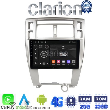 CLARION GL71006 Οθόνη OEM Multimedia Αυτοκινήτου για Hyundai Tucson 2004 > 2010 (CarPlay/AndroidAuto/BT/GPS/WIFI/GPRS)
