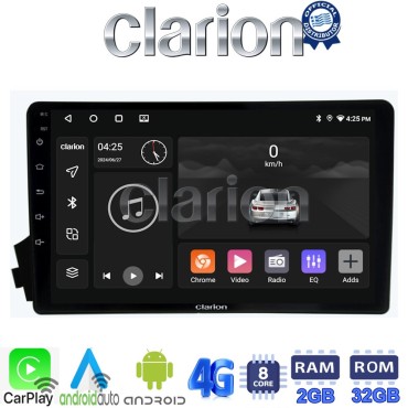CLARION GL71015 Οθόνη OEM Multimedia Αυτοκινήτου για Ssangyong Actyon - Kyron 2006>2015(CarPlay/AndroidAuto/BT/GPS/WIFI/GPRS)