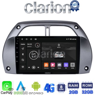 CLARION GL71071 Οθόνη OEM Multimedia Αυτοκινήτου για Toyota Rav 4 2001 > 2006 (CarPlay/AndroidAuto/BT/GPS/WIFI/GPRS)