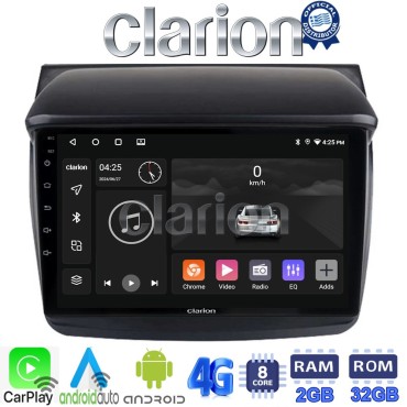 CLARION GL71094 Οθόνη OEM Multimedia Αυτοκινήτου για MITSUBISHI L200 2006 > 2014 (CarPlay/AndroidAuto/BT/GPS/WIFI/GPRS)