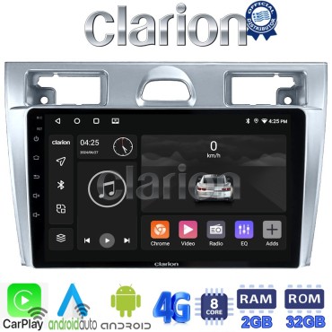 CLARION GL71140 Οθόνη OEM Multimedia Αυτοκινήτου για Ford Fiesta 2006 -> 2008 (CarPlay/AndroidAuto/BT/GPS/WIFI/GPRS)