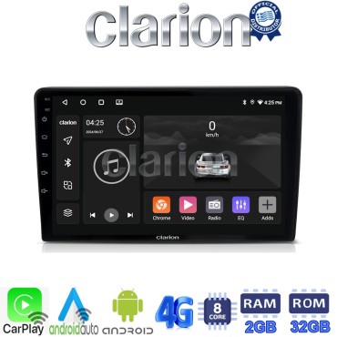 CLARION GL71256 Οθόνη OEM Multimedia Αυτοκινήτου για Mazda 2 2002 > 2007 (CarPlay/AndroidAuto/BT/GPS/WIFI/GPRS)