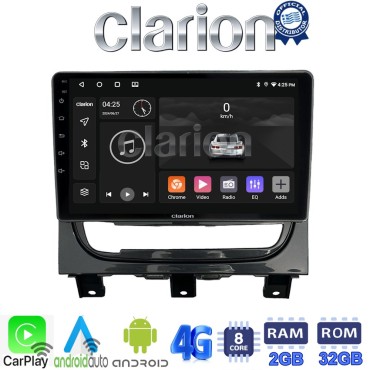 CLARION GL71257 Οθόνη OEM Multimedia Αυτοκινήτου για Fiat Strada 2012 > 2020 (CarPlay/AndroidAuto/BT/GPS/WIFI/GPRS)