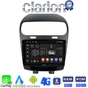 CLARION GL71261 Οθόνη OEM Multimedia Αυτοκινήτου για Fiat Freemont 2008> (CarPlay/AndroidAuto/BT/GPS/WIFI/GPRS)