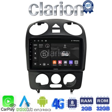 CLARION GL71408 Οθόνη OEM Multimedia Αυτοκινήτου για VW BEETLE 2003 > 2010 (CarPlay/AndroidAuto/BT/GPS/WIFI/GPRS)