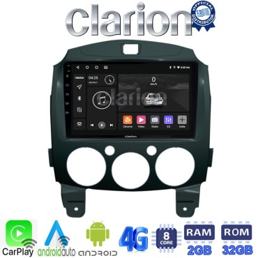 CLARION GL71430 Οθόνη OEM Multimedia Αυτοκινήτου για MAZDA 2 2007>2014 (CarPlay/AndroidAuto/BT/GPS/WIFI/GPRS)