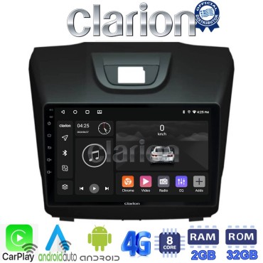 CLARION GL71435 Οθόνη OEM Multimedia Αυτοκινήτου για ISUZU DMAX 2012> (CarPlay/AndroidAuto/BT/GPS/WIFI/GPRS)