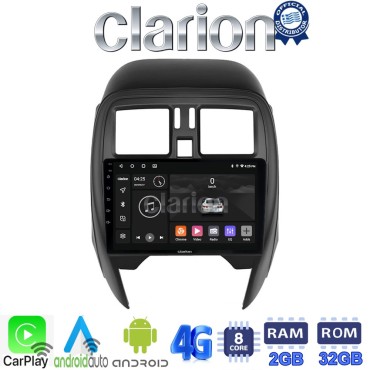CLARION GL71460 Οθόνη OEM Multimedia Αυτοκινήτου για Nissan Micra K13 2010 > 2016 (CarPlay/AndroidAuto/BT/GPS/WIFI/GPRS)