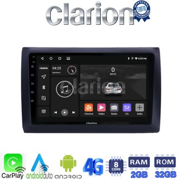 CLARION GL71466 Οθόνη OEM Multimedia Αυτοκινήτου για Fiat Stilo 2001 > 2007 (CarPlay/AndroidAuto/BT/GPS/WIFI/GPRS)