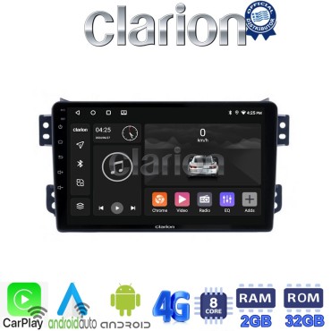 CLARION GL71540 Οθόνη OEM Multimedia Αυτοκινήτου για OPEL AGILA - SUZUKI ALTO 2008> (CarPlay/AndroidAuto/BT/GPS/WIFI/GPRS)
