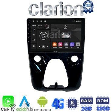 CLARION GL71564 Οθόνη OEM Multimedia Αυτοκινήτου για Aygo & C1 & 107 14> (CarPlay/AndroidAuto/BT/GPS/WIFI/GPRS)