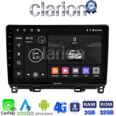 CLARION GL71761 Οθόνη OEM Multimedia Αυτοκινήτου για Honda Jazz 2019 (CarPlay/AndroidAuto/BT/GPS/WIFI/GPRS)
