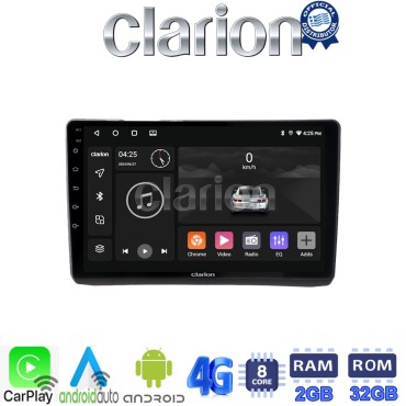 CLARION GL71892 Οθόνη OEM Multimedia Αυτοκινήτου για Opel Vivaro - Renault Trafic - Nissan Primastar 2002 > 2009 (CarPlay/AndroidAuto/BT/GPS/WIFI/GPRS)