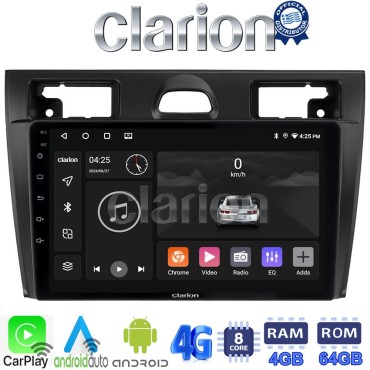 CLARION GL72140B Οθόνη OEM Multimedia Αυτοκινήτου για Ford Fiesta 2006 -> 2008 (CarPlay/AndroidAuto/BT/GPS/WIFI/GPRS)