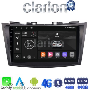 CLARION GL72179 Οθόνη OEM Multimedia Αυτοκινήτου για SUZUKI SWIFT 2011>2016 (CarPlay/AndroidAuto/BT/GPS/WIFI/GPRS)