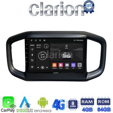 CLARION GL72259 Οθόνη OEM Multimedia Αυτοκινήτου για Fiat Strada 2021> (CarPlay/AndroidAuto/BT/GPS/WIFI/GPRS)