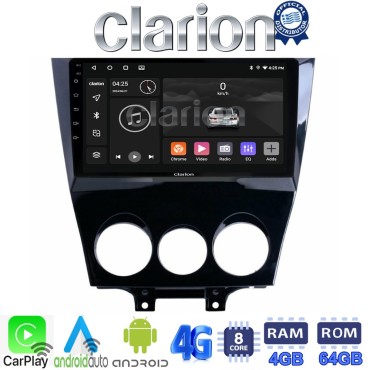 CLARION GL72301 Οθόνη OEM Multimedia Αυτοκινήτου για Mazda RX8 2001>2008 (CarPlay/AndroidAuto/BT/GPS/WIFI/GPRS)