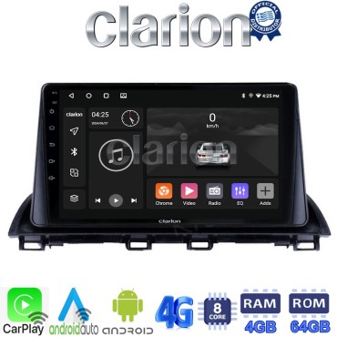 CLARION GL72461 Οθόνη OEM Multimedia Αυτοκινήτου για Mazda 3 2014 >  (CarPlay/AndroidAuto/BT/GPS/WIFI/GPRS)