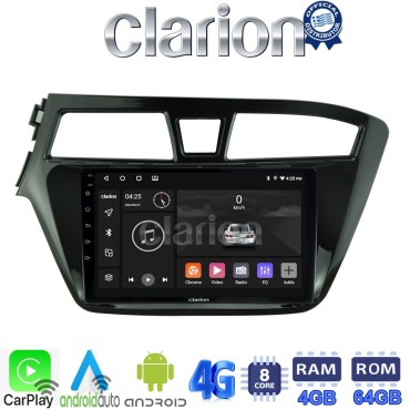 CLARION GL72517 Οθόνη OEM Multimedia Αυτοκινήτου για Hyundai i20 2015> (CarPlay/AndroidAuto/BT/GPS/WIFI/GPRS)