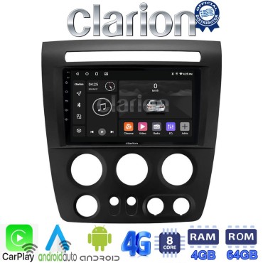 CLARION GL72721 Οθόνη OEM Multimedia Αυτοκινήτου για Hummer H3 2006 > 2011 (CarPlay/AndroidAuto/BT/GPS/WIFI/GPRS)