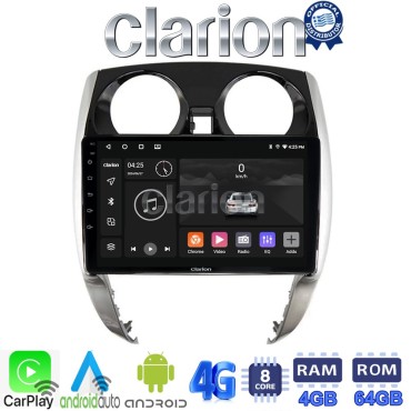 CLARION GL72790 Οθόνη OEM Multimedia Αυτοκινήτου για Nissan Note 2013 > 2020 (CarPlay/AndroidAuto/BT/GPS/WIFI/GPRS)