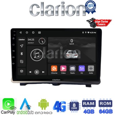 CLARION GL72985 Οθόνη OEM Multimedia Αυτοκινήτου για Opel Antara 2006> (CarPlay/AndroidAuto/BT/GPS/WIFI/GPRS)