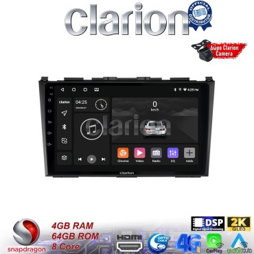 CLARION GL74009 Οθόνη OEM Multimedia Αυτοκινήτου για HONDA CRV 2005>2012 (CarPlay/AndroidAuto/BT/GPS/WIFI/GPRS)