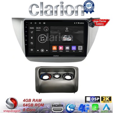 CLARION GL74036 Οθόνη OEM Multimedia Αυτοκινήτου για MITSUBISHI Lancer 2000>2007 (CarPlay/AndroidAuto/BT/GPS/WIFI/GPRS)