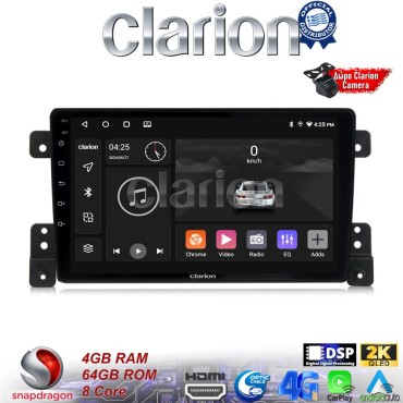CLARION GL74053 Οθόνη OEM Multimedia Αυτοκινήτου για SUZUKI G.VITARA 2005>2015 (CarPlay/AndroidAuto/BT/GPS/WIFI/GPRS)