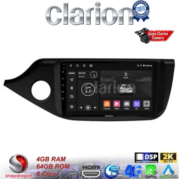 CLARION GL74216 Οθόνη OEM Multimedia Αυτοκινήτου για KIA CEED 2013 > 2016  (CarPlay/AndroidAuto/BT/GPS/WIFI/GPRS)