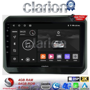 CLARION GL74232 Οθόνη OEM Multimedia Αυτοκινήτου για SUZUKI IGNIS 2016> (CarPlay/AndroidAuto/BT/GPS/WIFI/GPRS)