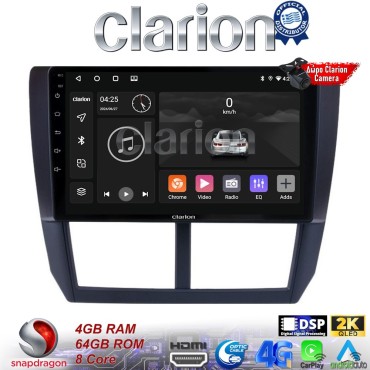 CLARION GL74272 Οθόνη OEM Multimedia Αυτοκινήτου για SUBARU IMPREZA-FORESTER 2009>2012 (CarPlay/AndroidAuto/BT/GPS/WIFI/GPRS)