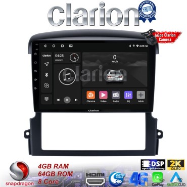 CLARION GL74303 Οθόνη OEM Multimedia Αυτοκινήτου για Kia Sorento 2006 > 2009 (CarPlay/AndroidAuto/BT/GPS/WIFI/GPRS)