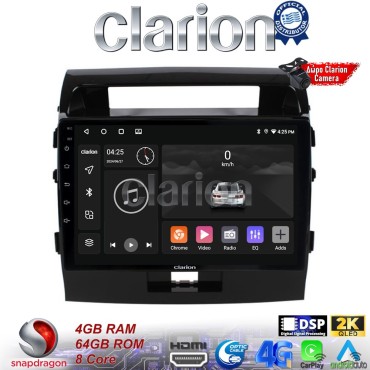 CLARION GL74383 Οθόνη OEM Multimedia Αυτοκινήτου για TOYOTA LANDCRUISER 2008>2015   (CarPlay/AndroidAuto/BT/GPS/WIFI/GPRS)