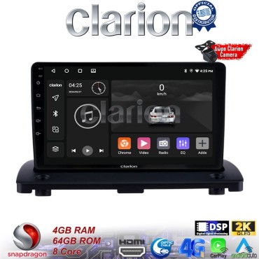 CLARION GL74385 Οθόνη OEM Multimedia Αυτοκινήτου για VOLVO XC90 2002 > 2014 (CarPlay/AndroidAuto/BT/GPS/WIFI/GPRS)