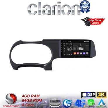 CLARION GL74388 Οθόνη OEM Multimedia Αυτοκινήτου για HYUNDAI i10 2020>    (CarPlay/AndroidAuto/BT/GPS/WIFI/GPRS)