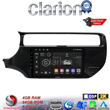 CLARION GL74504 Οθόνη OEM Multimedia Αυτοκινήτου για KIA RIO 2015 >2017 (CarPlay/AndroidAuto/BT/GPS/WIFI/GPRS)