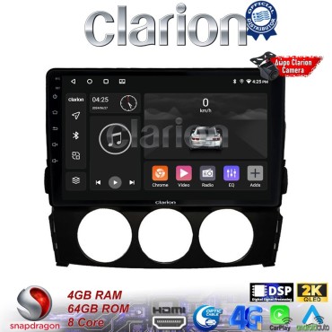 CLARION GL74530 Οθόνη OEM Multimedia Αυτοκινήτου για Mazda MX5 2005 > 2015 (CarPlay/AndroidAuto/BT/GPS/WIFI/GPRS)
