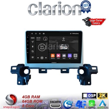 CLARION GL74538 Οθόνη OEM Multimedia Αυτοκινήτου για Mazda CX-5 2018 > (CarPlay/AndroidAuto/BT/GPS/WIFI/GPRS)