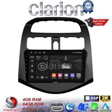 CLARION GL74589 Οθόνη OEM Multimedia Αυτοκινήτου για DAEWOO SPARK 2009>2016 (CarPlay/AndroidAuto/BT/GPS/WIFI/GPRS)